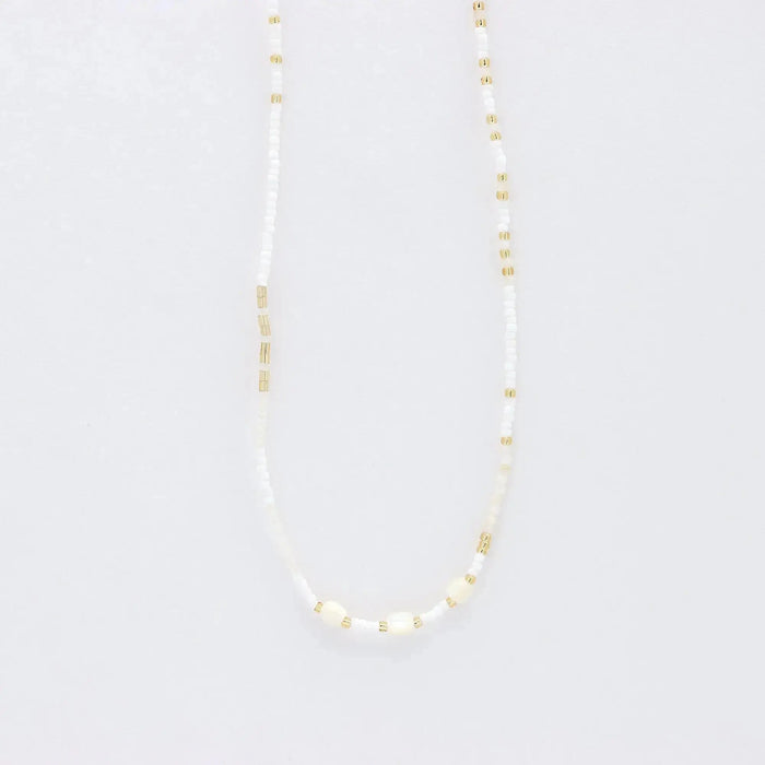 Pasir Mother of Pearl Beaded Necklace