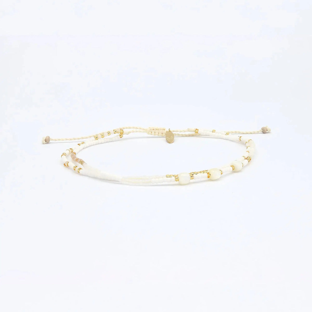Pasir Mother of Pearl Beaded Anklet
