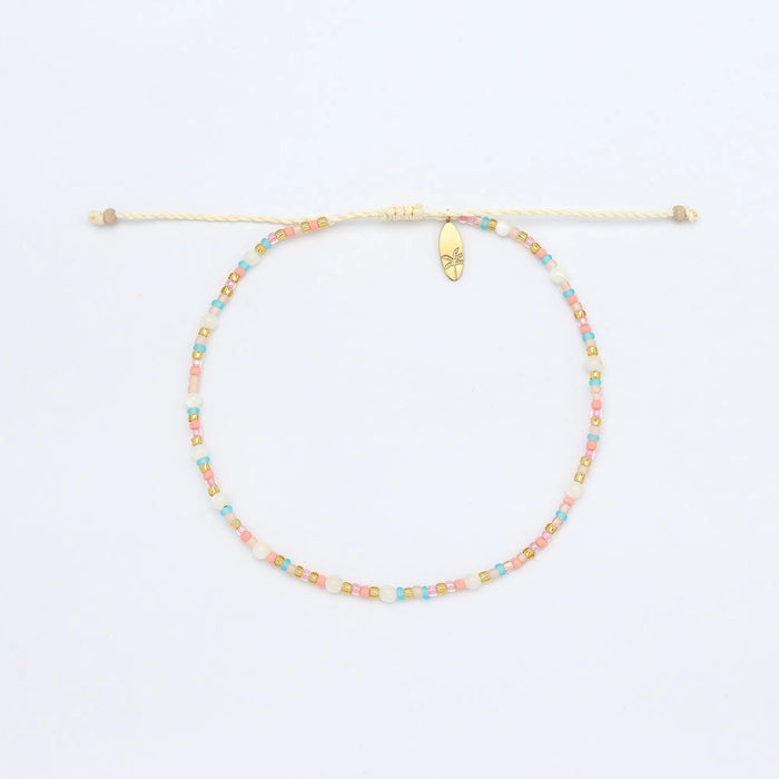 Surya Golden Beaded Anklet