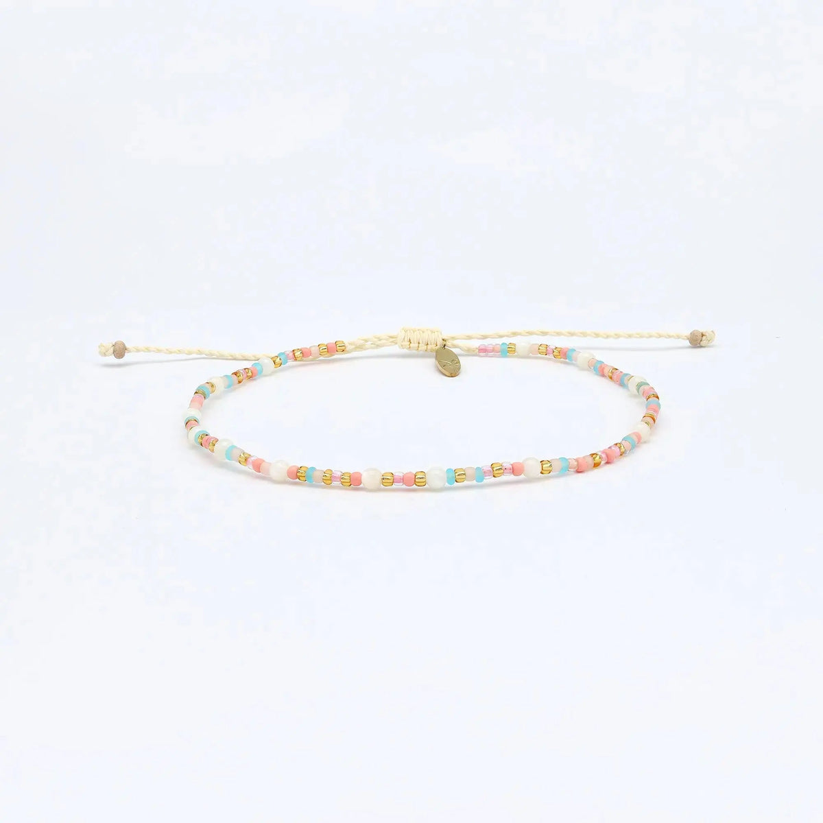 Surya Golden Beaded Anklet