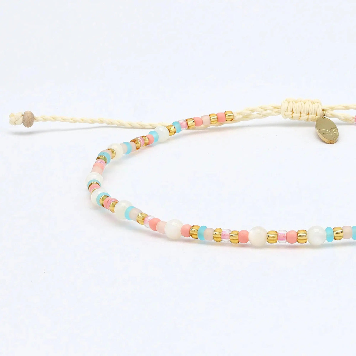 Surya Golden Beaded Anklet