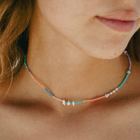 Mentari Dainty Beaded Necklace