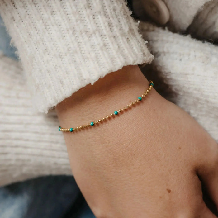 Enamel Chain Waterproof Bracelet