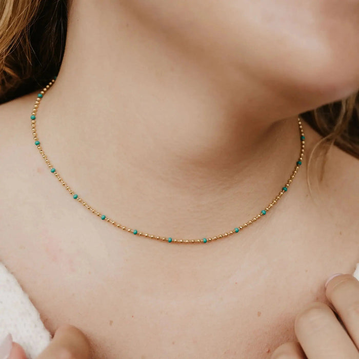 Enamel Chain Waterproof Necklace