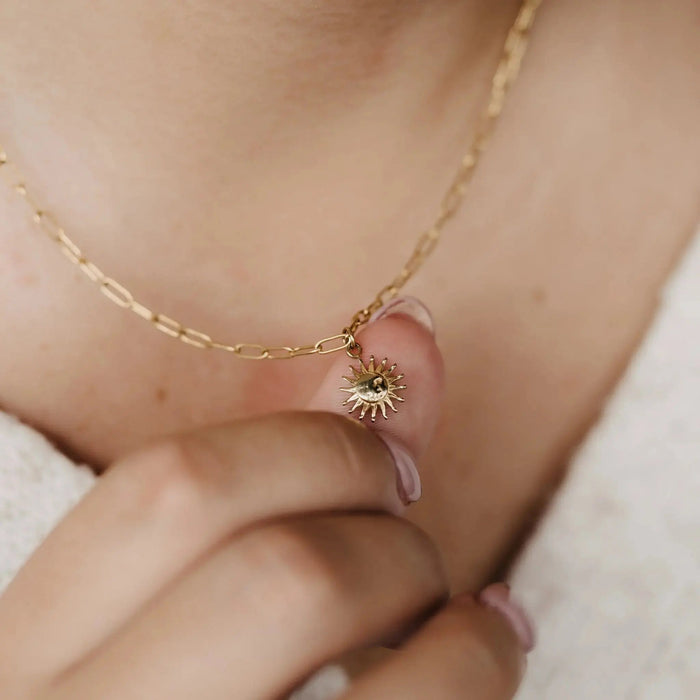 Sun Charm Necklace